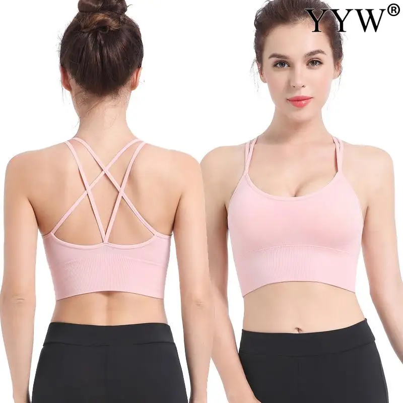 

Sexy Sport Bra Top Backless Sports Bra Women Bra Sport Femme Seamless Underwear Push Up Sport Tops Bralette Brassiere