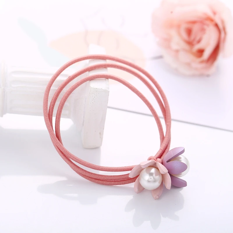 Модные жемчужные бусы повязки для женщин аксессуары волос держатель конского