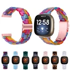 Ремешок полимерный для умных часов Fitbit Versa 3 Sense, роскошный цветной сменный Браслет для Fitbit Versa3, аксессуары для браслетов