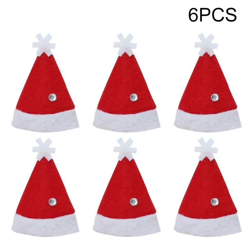 6 шт. новогодний чехол для ложки и ножа | Дом сад