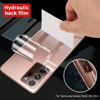 back screen protectors for samsung note 20 s21 s20 ultra plus soft hydrogel back film protector for samsung galaxy note20 z flip