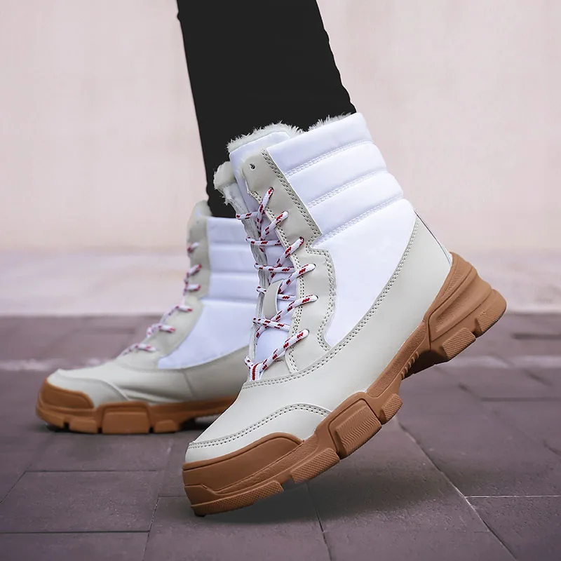 Женские зимние ботинки походные большого размера Нескользящие Зимние ботильоны