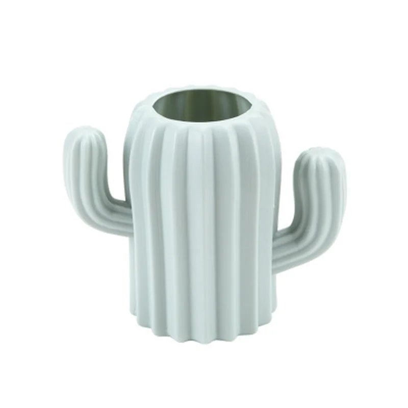 

New Creative Desktop Storage Multifunctional Cute Cactus Pen Holder Desk Supplies Simple and Fresh Desktop Plastic
