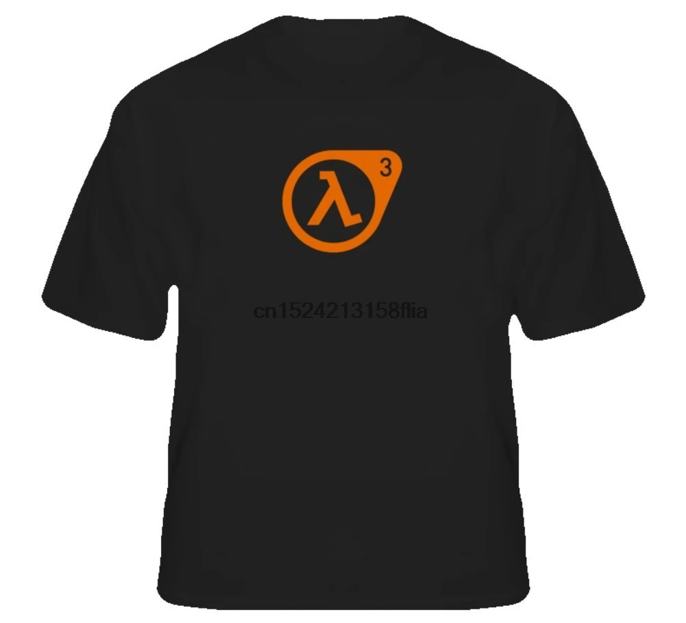 Черная футболка с надписью Half Life 3 I Want To Believe Video Game |