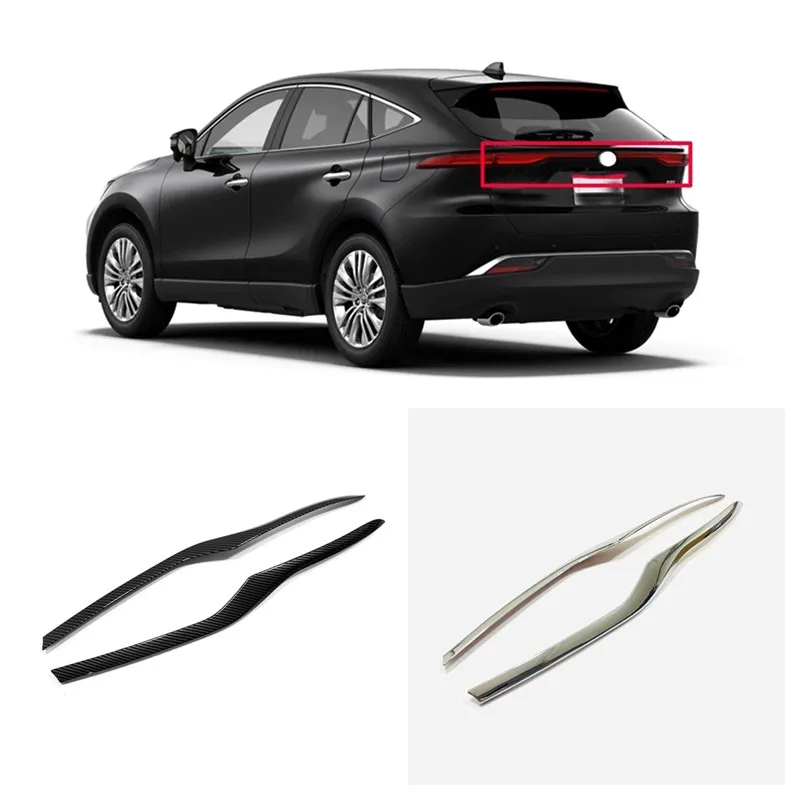 

For Toyota Harrier Venza 2020 2021 Exterior ABS Chrome Rear Boot Door Trunk Lid Cover Trim Tailgate Garnish Car Styling
