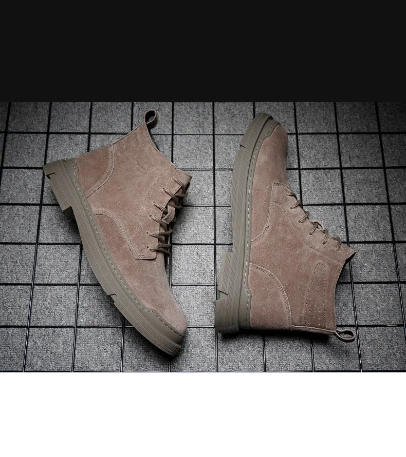 Новинка 2020 модные ботинки для инструментов в стиле ретро Мужские Простые Ботинки