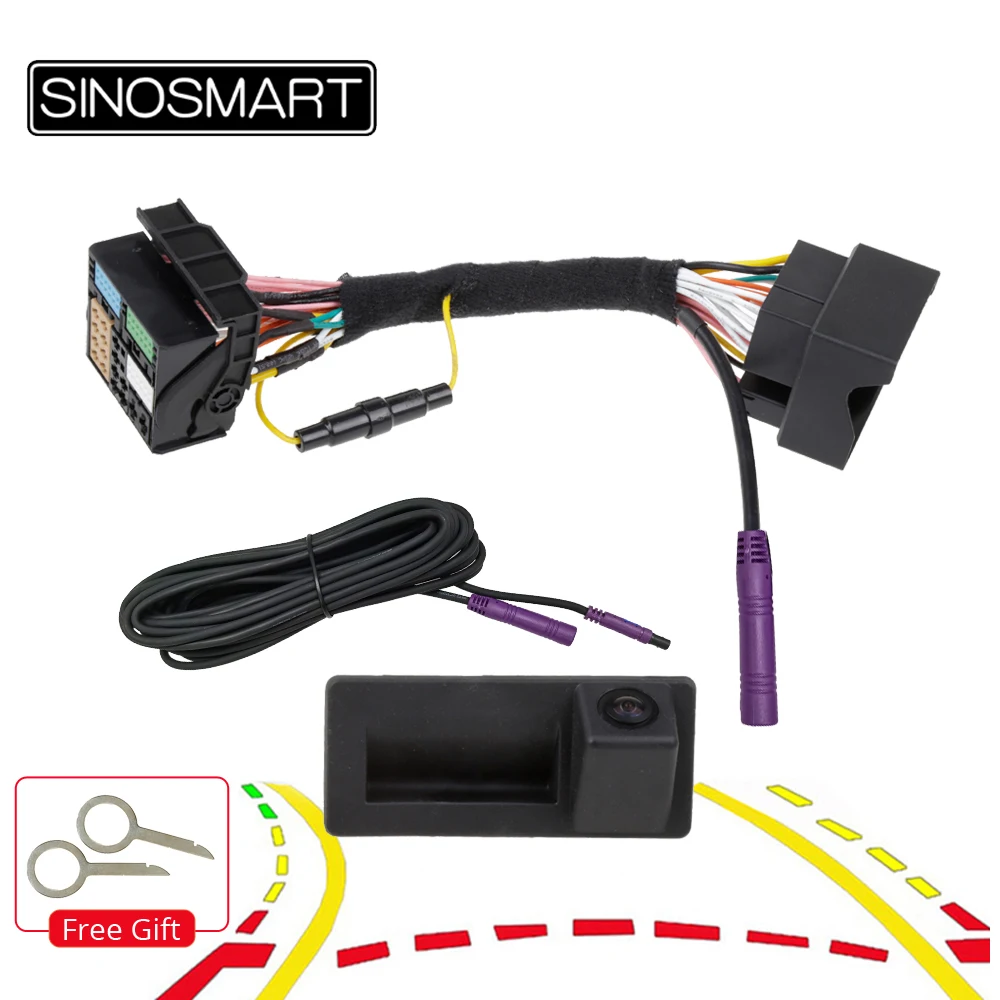 $292.42 SINOSMART CanBus Reversing Dynamic Trajectory Parking Camera for Skoda Octavia Volkswagen Tiguan 187B 280 MQB PQ Audi A5 Q5 Q2
