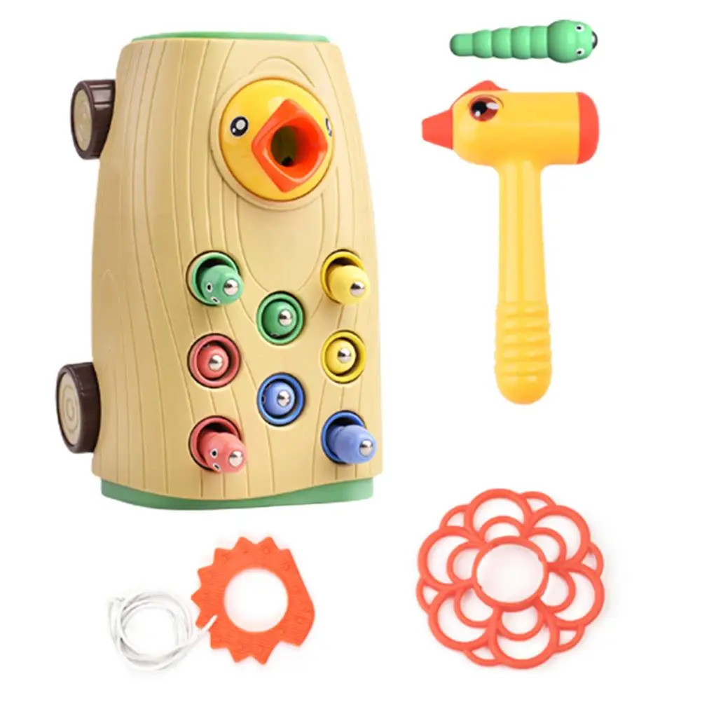 

2021 New Woodpecker Catch and Feed Game Woodpecker Catching Insects Game Tasteless Children's Educational Toys