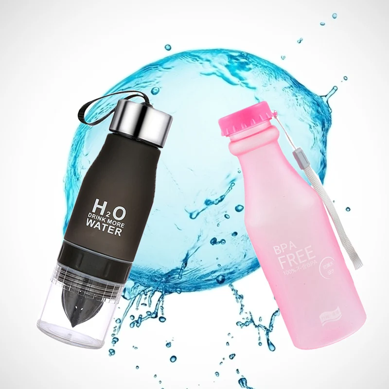 Современные 550/650 мл портативные бутылки для воды здоровья лимонный сок заварки