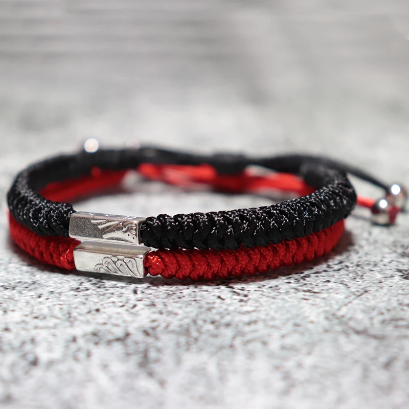 Новое поступление 2020 Парные браслеты для влюбленных плетеные веревки ручной