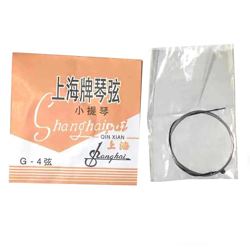 4 шт./компл. E/A/D/G Струны для скрипки Shanghai хромированные стальные струны 1/2 ниже 3/4 4/4