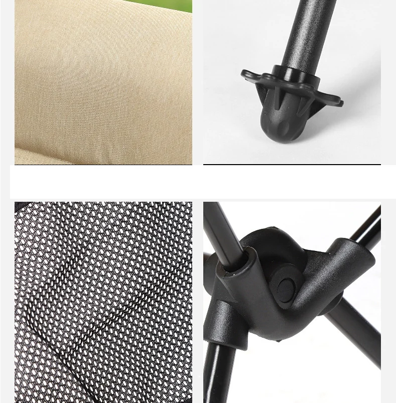 구매 뜨거운 야외 휴대용 접이식 의자 알루미늄 합금 초경량 캠핑 의자 비치 의자 스토리지 가방 및 사이드 포켓