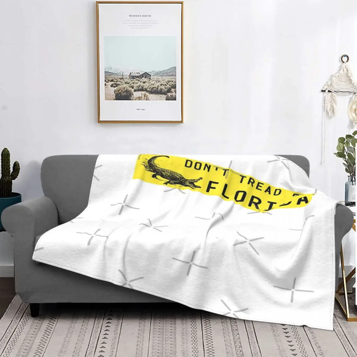 

Don Tread On-Manta de playa de lujo para el verano, cobertor para cama, cobertor a cuadros, 3 unidades