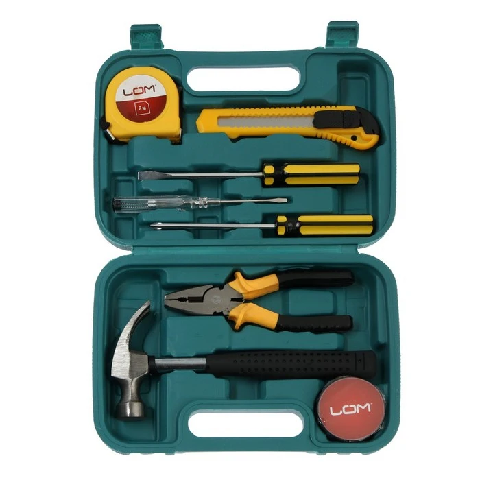 Набор инструментов в кейсе LOM подарочная упаковка 8 предметов 7143977 | Инструменты