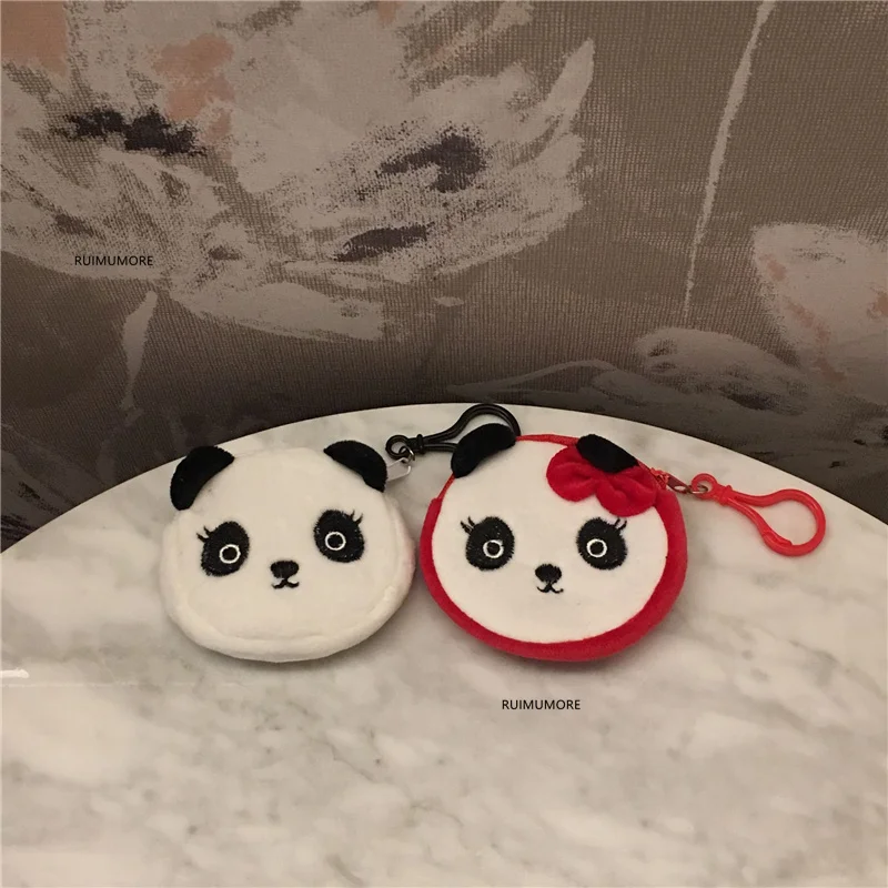 Цвета. Прибл. 7 5 см Плюшевая сумочка панда миниатюрная плюшевая сумка кошелек