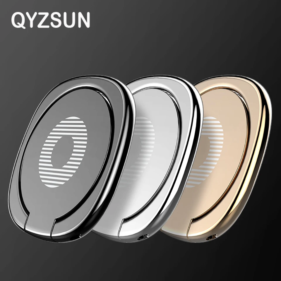 Универсальный Роскошный Металлический ультратонкий держатель-кольцо на палец