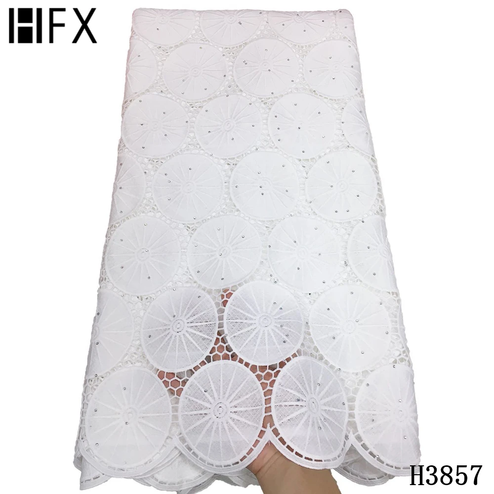 HFX Королевский синий Новинка 2021 Африканские кружева высокого качества вышивка