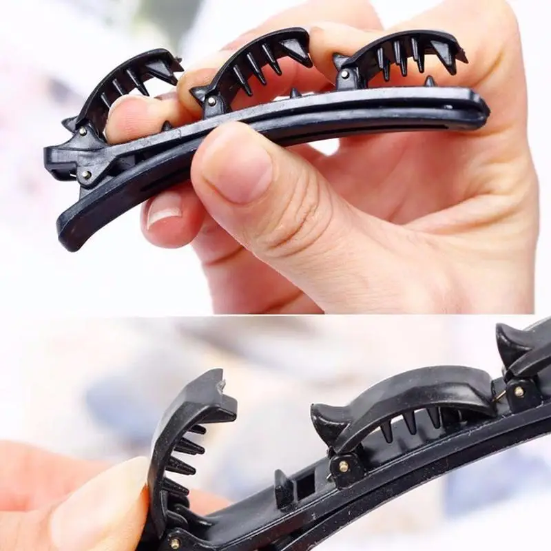 Двойная челка заколка для волос ободок двойная повязка твист плетеный украшение