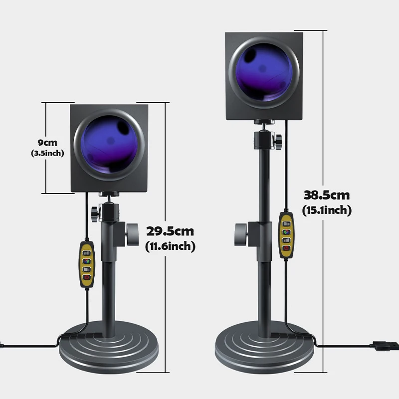 

Portable RGB LED Colorful Sunset Light Photography Lighting Camera Lamp Video Fill Leds Smartphone Photograph Selfie Lights