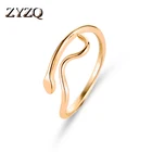 ZYZQ простой Змеиный средний палец кольца Высокое качество повседневные аксессуары ювелирные изделия посеребренные оптовая продажа много и оптом ювелирные кольца