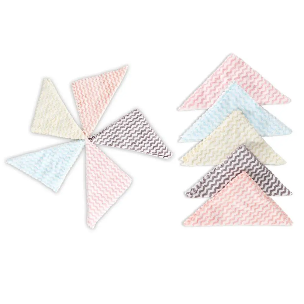 

Cleanhome 10 Pack Microfiber Cleaning Cloth Towels for Dish Bowl Glass Cup Bottle Kettle Table Floor Sink Computer Car Cleaning