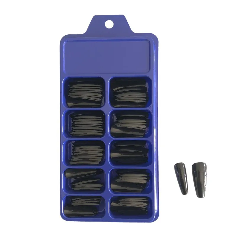 Длинные накладные ногти балерины 100 шт. натуральные Типсы для французского