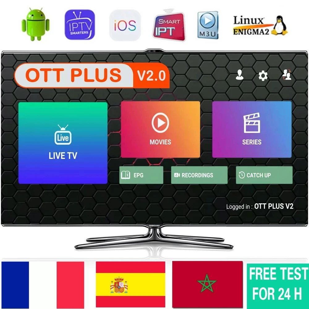 

X96 Android TV Box OTT Plus Smart TV PC Europe Canada France Arabic Uk Sweden Netherlands Belgium Germany tv m3u Smarters no box