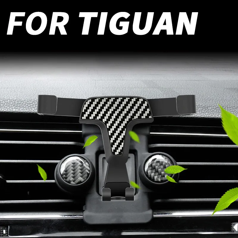 For Volkswagen VW Tiguan MK2 2016 2017 2018 2019 2020 2021 Car Phone Holder Air Vent Mount Stand Support Mounts Holder GPS Stand