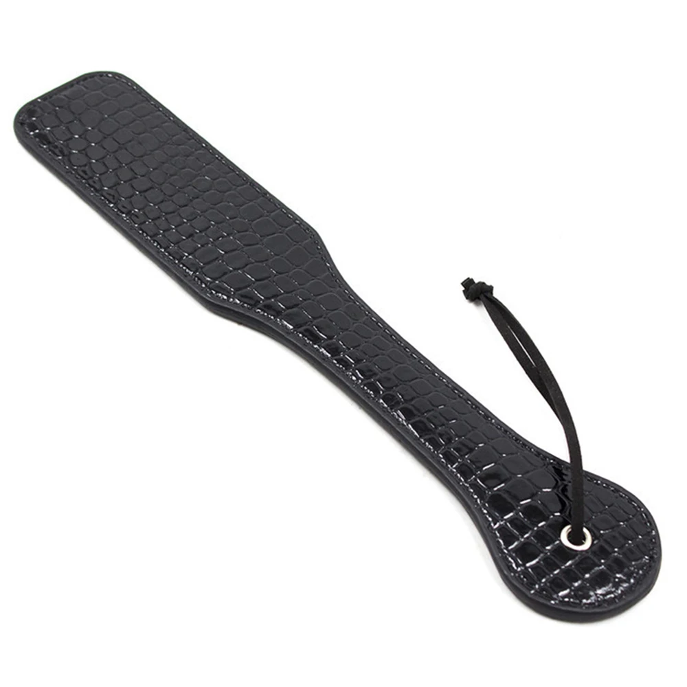 Snake Skin Pattern PU Leather Paddle BDSM Sex Spanking Adult Supplies Toys Maul Punishment Whip |
