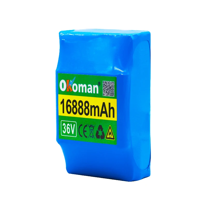 Оригинальный литий-ионный перезаряжаемый аккумулятор 10S2P 36 В 16888 мАч 16 Ач