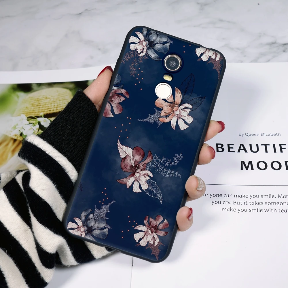 Чехлы с цветами для телефонов Pocophone F1 Xiaomi Redmi Note 4 4X 5 5A 6 Pro Prime силиконовый чехол S2 6A