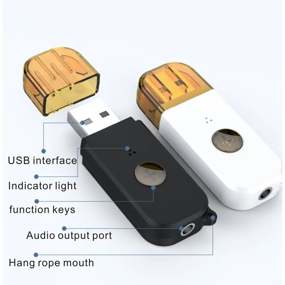HXB Bluetooth приемник аудио USB AUX Receptor автомобильный 3 5 мм телефон громкой связи вызов
