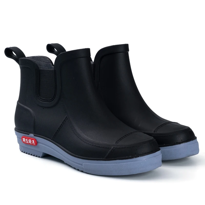 

Women's Rainshoes Velvet Low-Top Short Rain Boots Kitchen Non-Slip Water Boots Waterproof Rubber Shoes Women's Shoe Cover 36-41