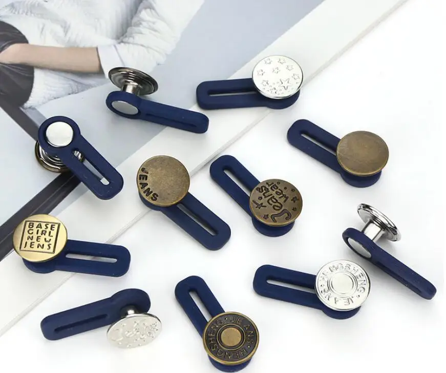 5 шт./лот регулируемые разборные выдвижные джинсы удлинитель талии металлические