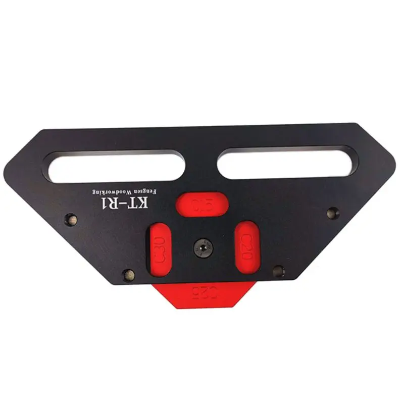 

Aluminum Alloy Radius Panel Quick Jig Router Bits Corner Positioning Template