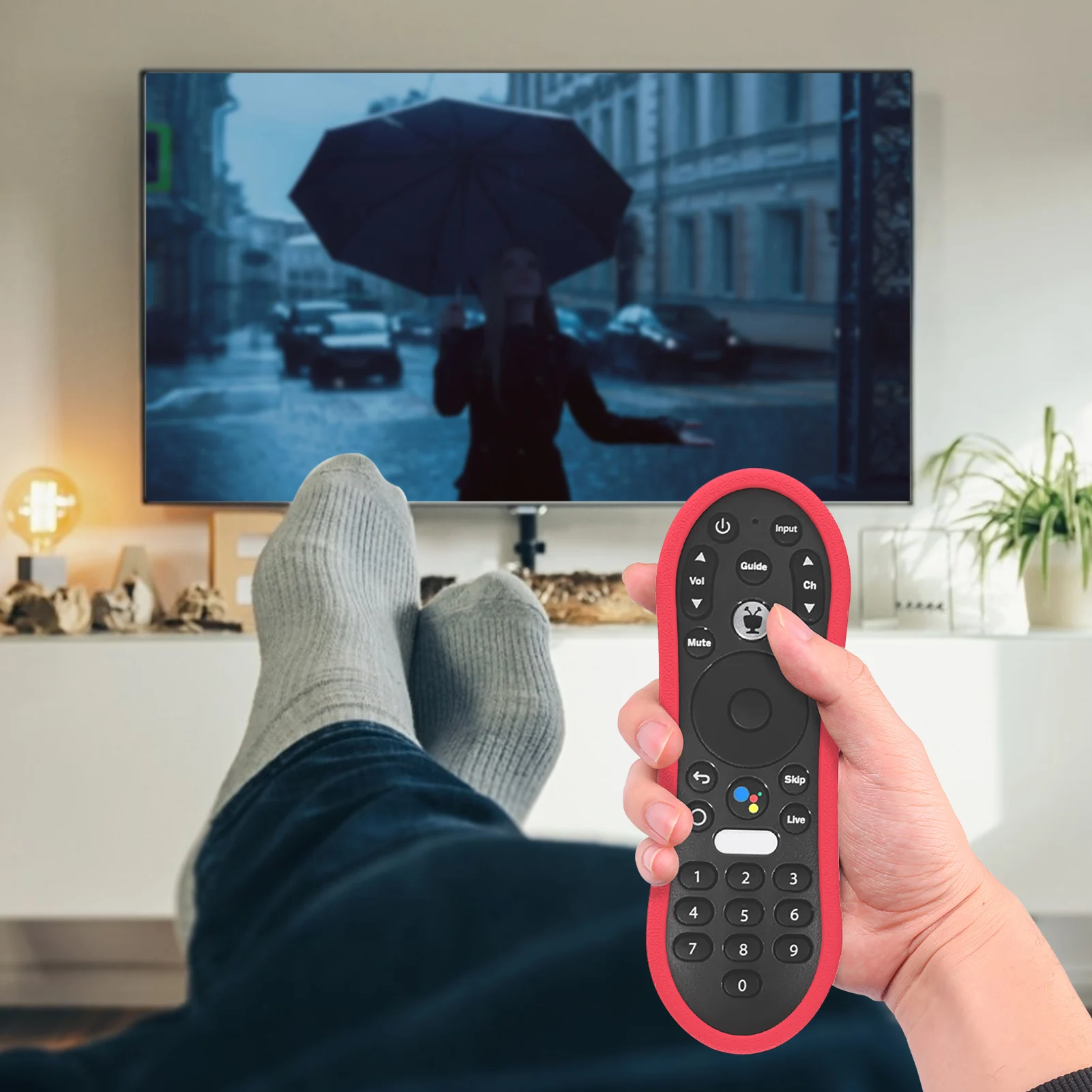 Rondaful Silicone Cover For TiVo Stream 4K Remote Control Shockproof Protective Skin Protection Shell Case | Электроника