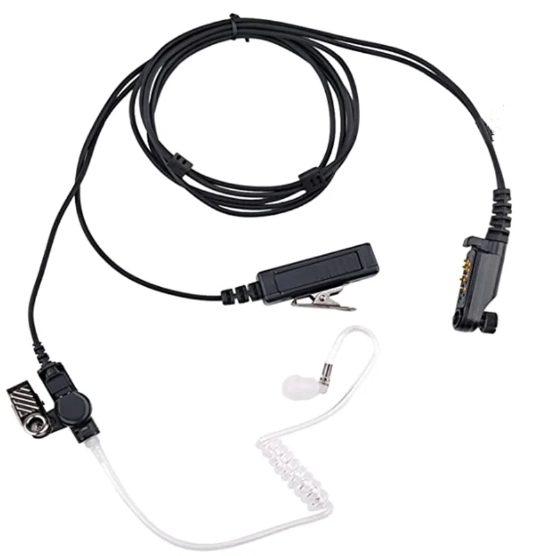 Auricular de tubo acústico para walkie-talkie, Compatible con Hytera Radio, PD682, PD600, PD602, PD662, PD680, PD685, X1p, X1e