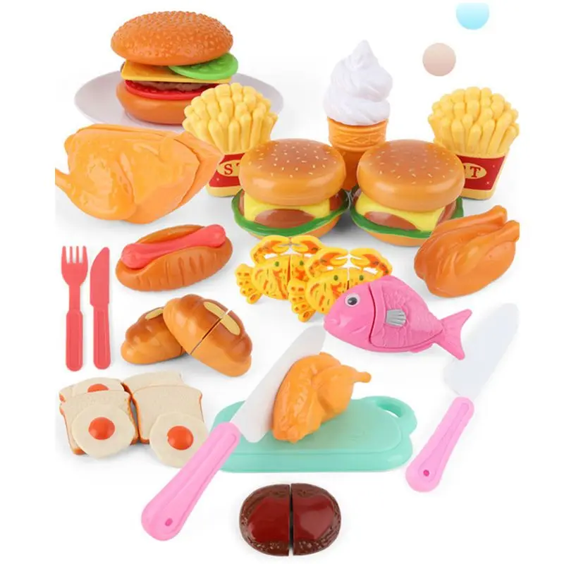 

Microwave Kitchen Play Set with Pretend Play Fake Food - Great for Toddlers Ages 3 and Older - Educational Battery Power