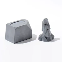 3d statue concrete mold silicone geometric sculpture mould desk decorations tool
