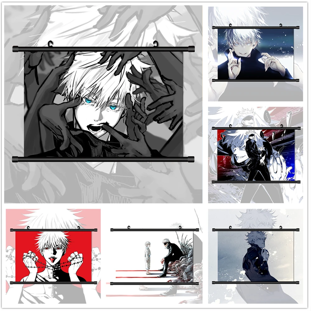 

Jujutsu Kaisen Satoru Gojou Anime Manga HD Print Wall Poster Scroll