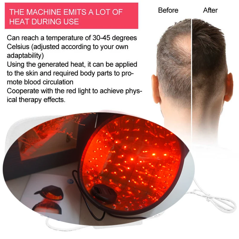 COZING-C96 Laser Hair Regrowth Equipment Growth Devices 650nm Laser Therapy Anti Hair Loss Cap