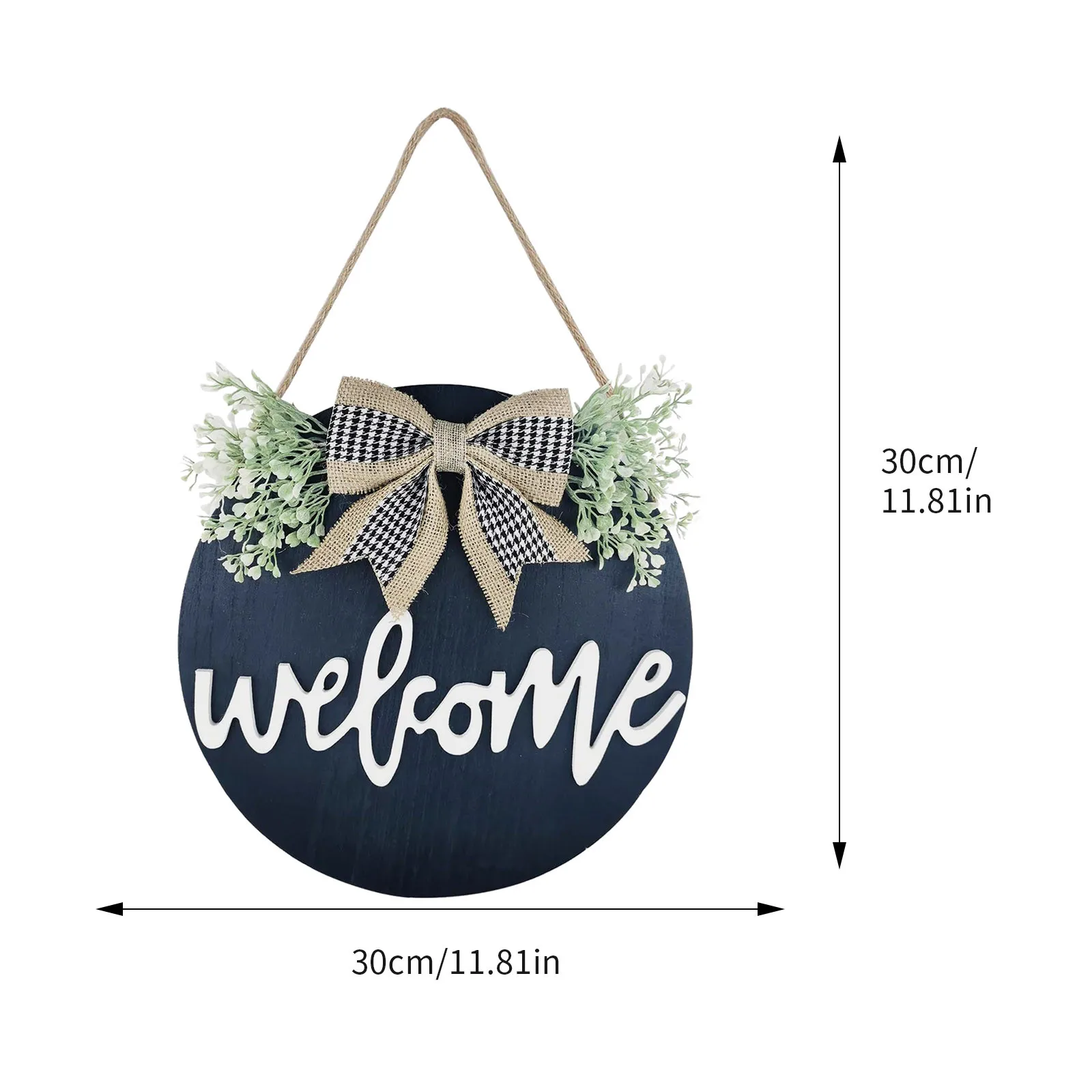 

Welcome Door Hanger Door Decoration Door Wreath Front Door Wreath Decor