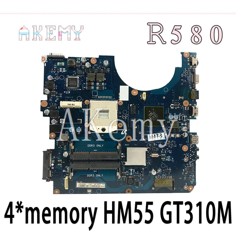 For Samsung NP R580 Laptop motherboard HM55 DDR3 GT310M graphic mainboard BREMEN M BA92 06132A 06132B|Материнские платы| |
