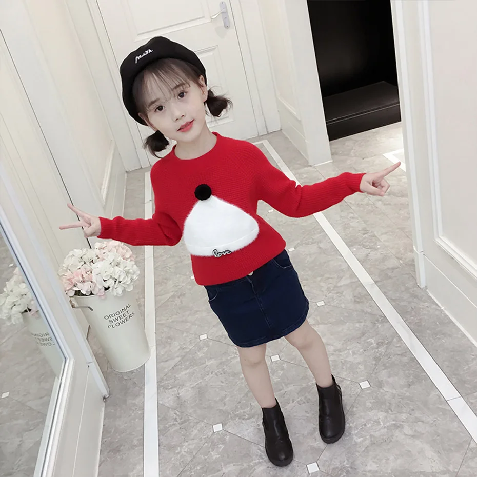 Свитера для девочек детские вязаные свитера с рисунком вечерние кардиганы