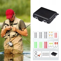 50 discounts hot 205pcs fishing accessories set waterproof multifunction metal hook bait jig swivel fishing tackle kit for ang