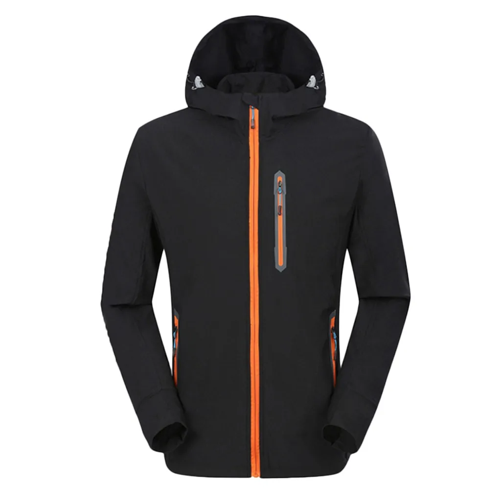 Мужская Флисовая Куртка для походов водонепроницаемая ветрозащитная куртка