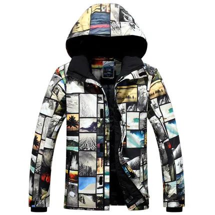 Новый Gsou снег двойной сноуборд Мужская одежда в Корейском стиле толстый теплый