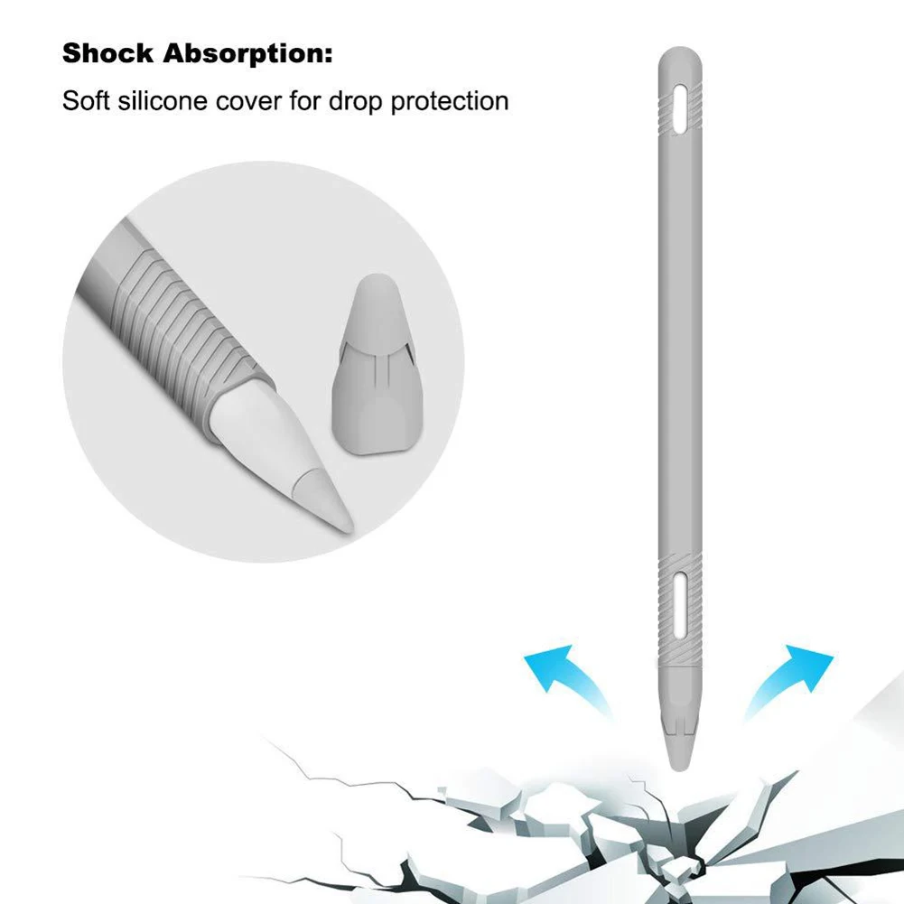 2 шт. 12 мм портативная противоскользящая мини ручка стилус защитный чехол для