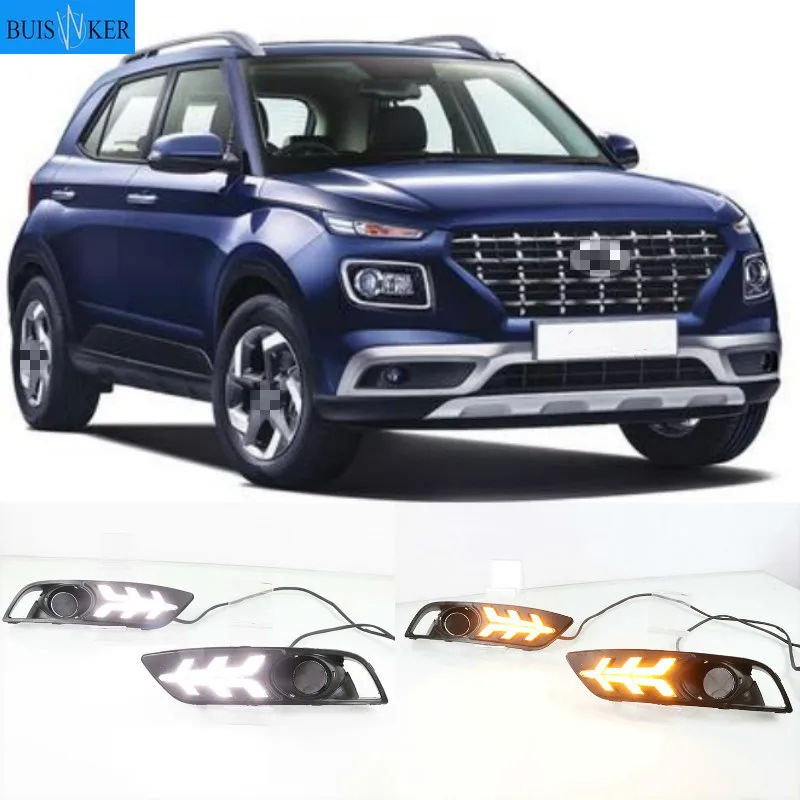 

Светодиодные дневные ходовые огни DRL для Hyundai Venue 2019 2020