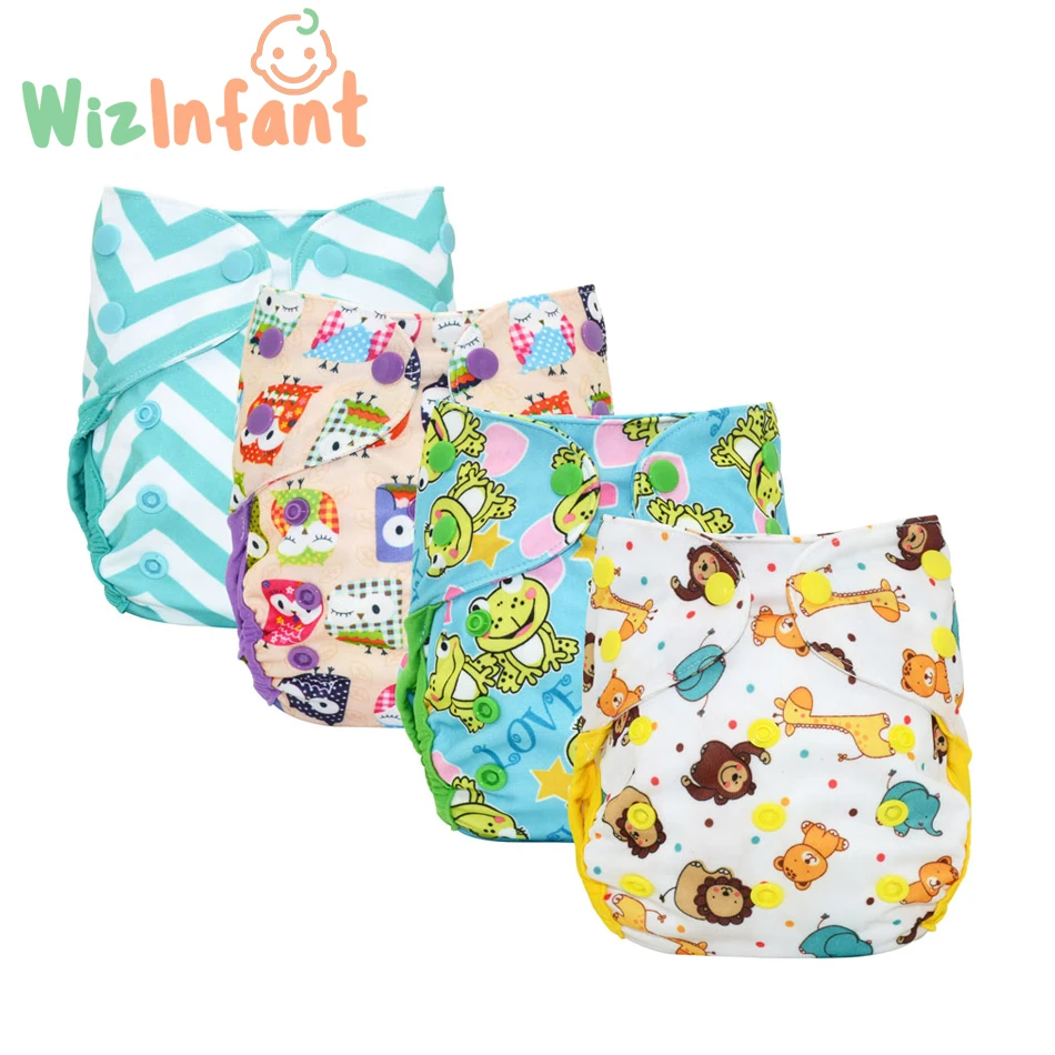 2021 Новый дизайн! WizInfant 1 шт цветные подгузники водонепроницаемые чехлы